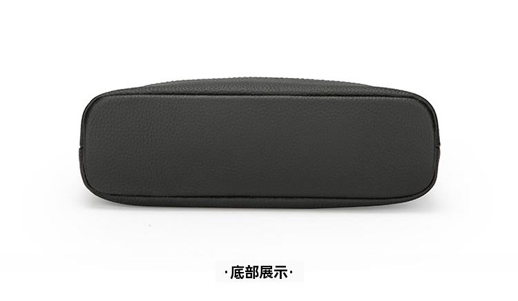 【拍一發三，限時特惠】三拉鍊，多隔層，真牛皮，男士單肩包