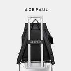 【限時特惠，拍一發三】Ace Paul官方正品，時尚磁吸扣，通勤風，男士雙肩包，電腦包